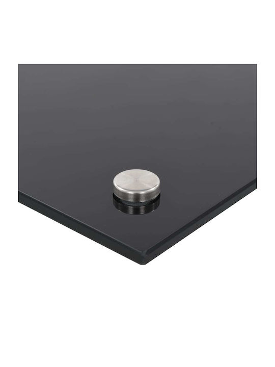 vidaXL Rectangular Back Glass in Black Colour 70x40cm 3315795 2 Pieces
