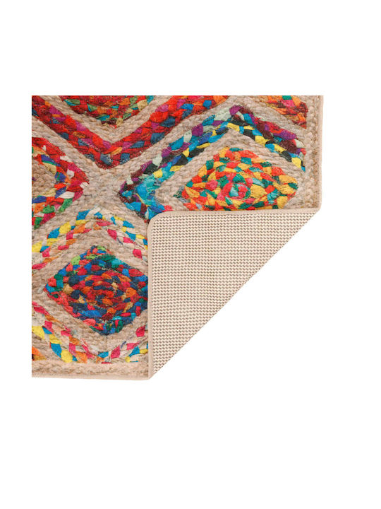 vidaXL Anti-slip Rug Rectangular Multicolour