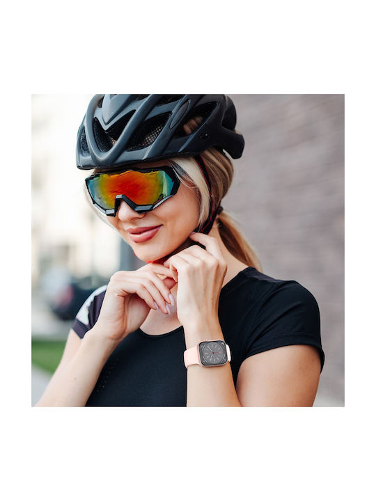 Tech-Protect Strap Silicone with Pin Beige (Apple Watch 44/45/46mm/Ultra 49mm)
