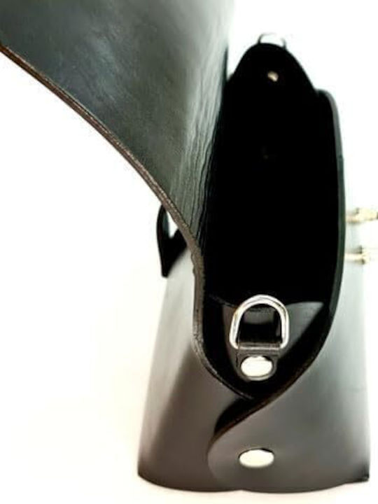 Leder Damen Handytasche Schwarz