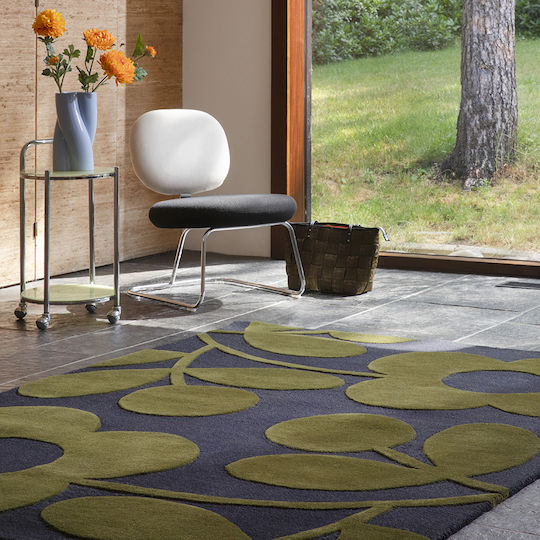 Orla Kiely Sprig Stem 160x230cm Marine Grey-Green Orla Kiely Sprig Stem 160x230cm Marine Grey-Green