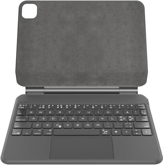 Belkin Flip Cover mit Tastatur Grau (iPad Air 2013 9,7")