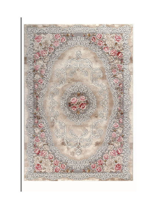 Tzikas Carpets 30781 Χαλί Ορθογώνιο Ροζ