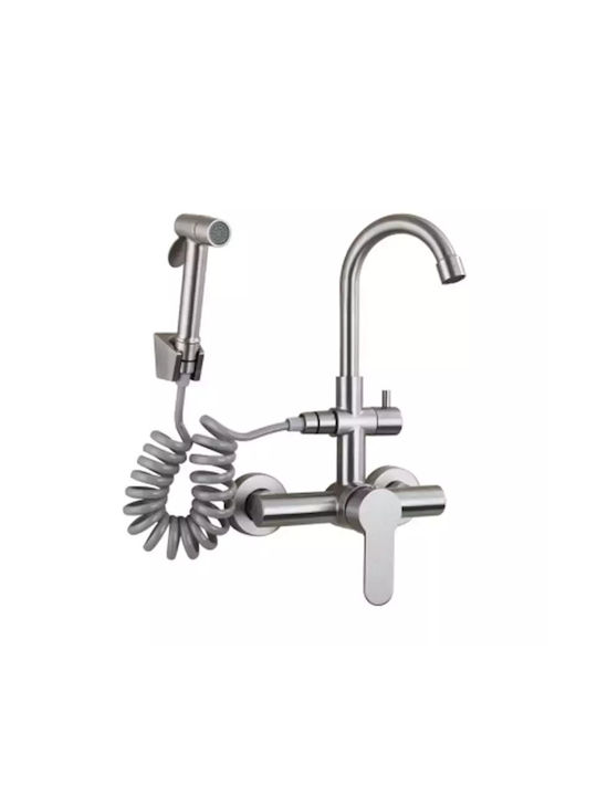 Kitchen Faucet Wall Gray