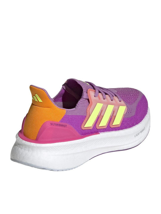 Ultraboost 5 Αθλητικά Παιδικά Παπούτσια Running με Κορδόνια Μωβ