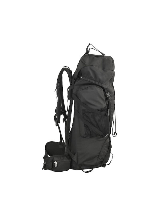 vidaXL Men's Fabric Backpack Waterproof Black