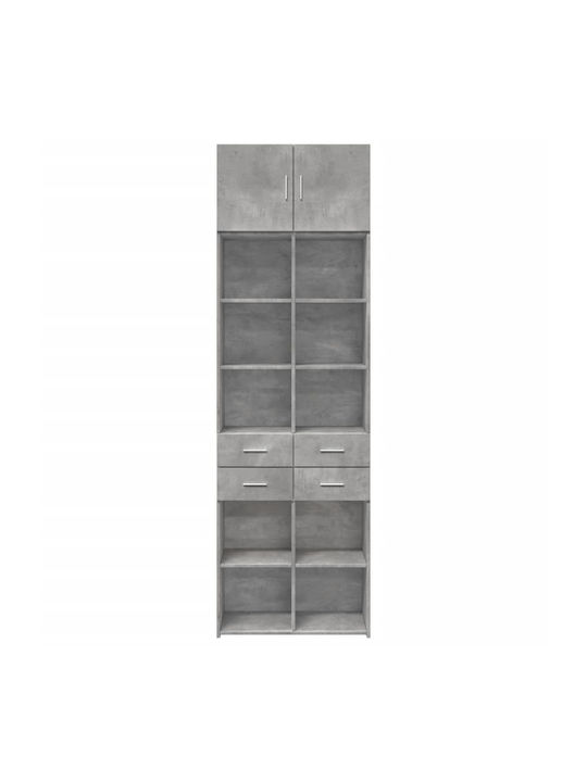 Bibliothek Gray 70x42.5x225cm