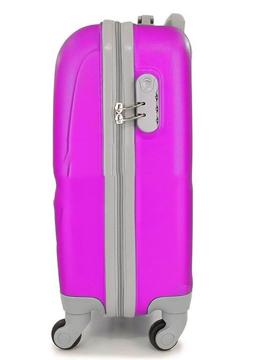 Hard Purple Suitcases With 4 Wheels Set Of 3 Pieces
