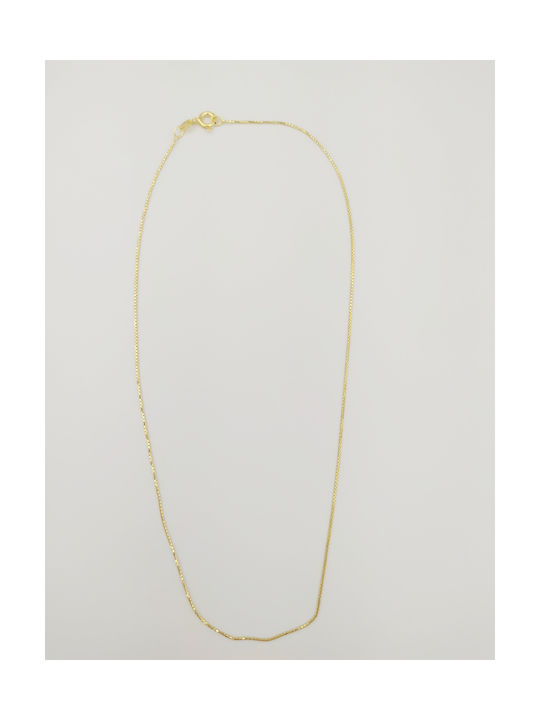 Silver Chain Neck Gold-plated Length 50cm