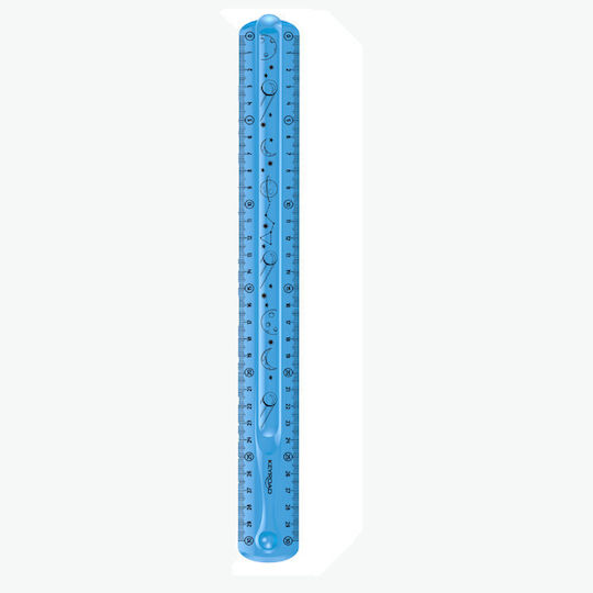 Keyroad Χάρακας Πλαστικός 30cm
