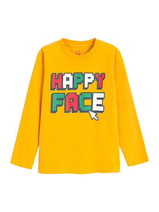 Σετ Παιδικές Μπλούζες Πολύχρωμες Happy Face