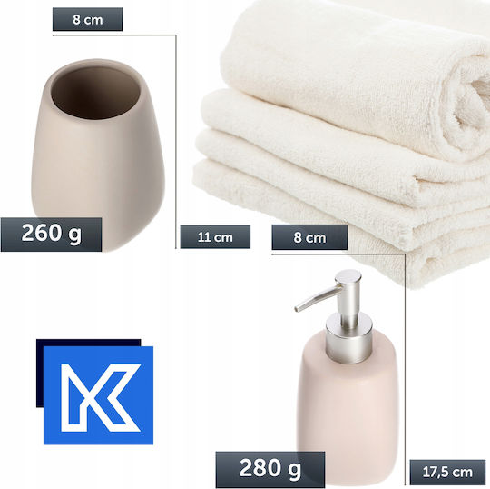 Kadax Dispenser Ceramică Bej