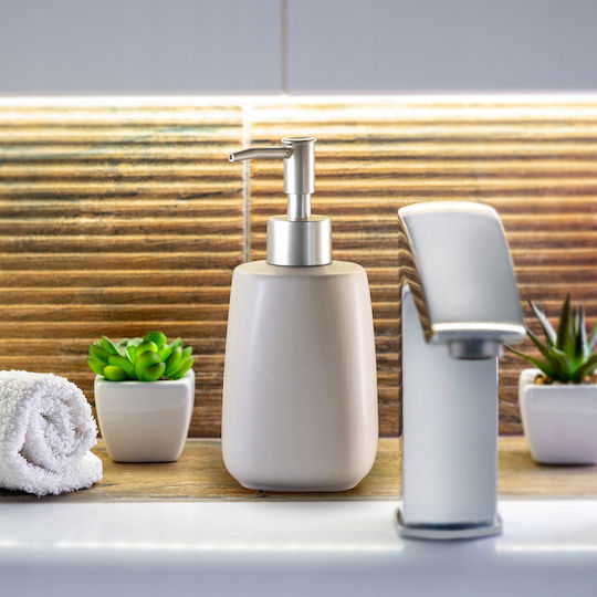 Kadax Dispenser Κουζίνας Κεραμικό Μπεζ 400ml