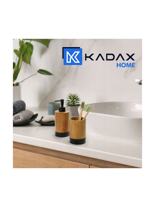 Kadax Dispenser Ξύλινο Μαύρο 350ml
