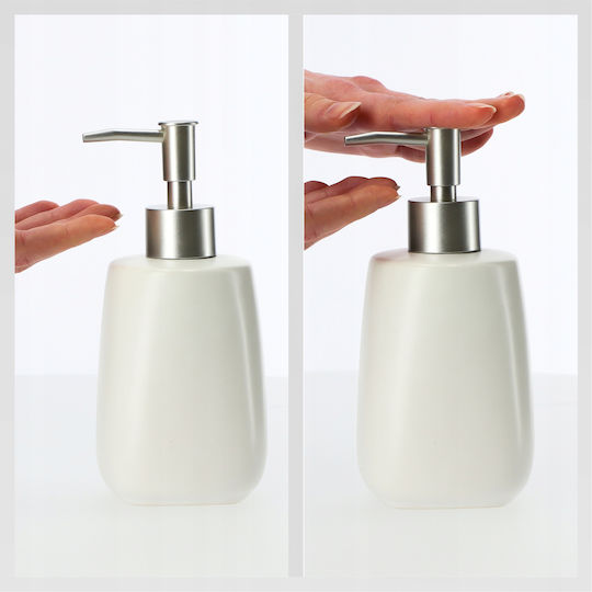 Kadax Spender aus weißer Keramik 400 ml