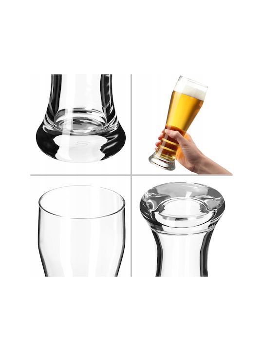 Kadax Set Gläser Bier, μπίρας / Cocktail/Trinken / Wasser aus Glas 665ml 2Stück