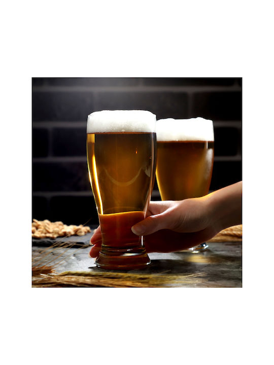 Kadax Set de pahare pentru bere din Sticlă 565ml 6buc