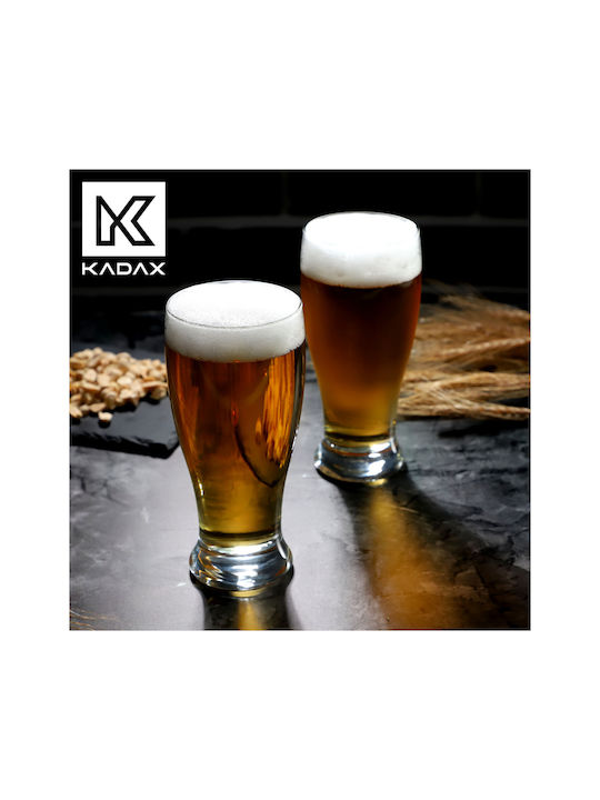 Kadax Set de pahare pentru bere din Sticlă 565ml 6buc