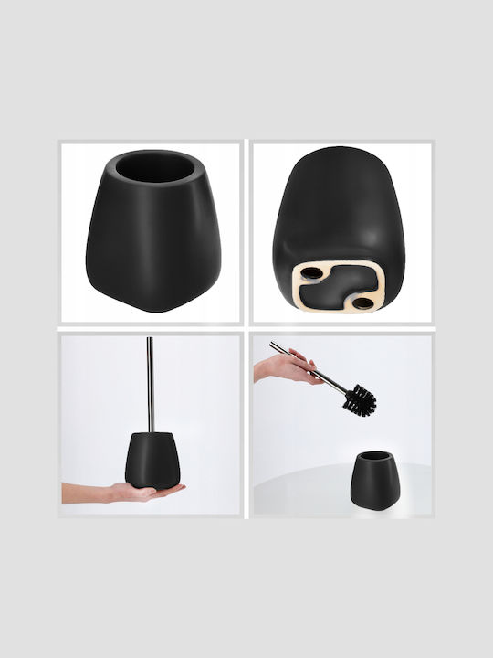 Kadax Ceramică Coș de gunoi pentru baie Negru