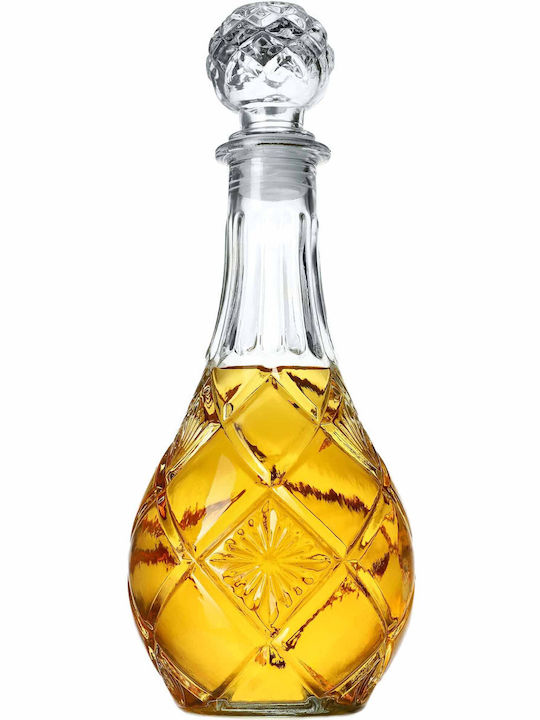 Kadax Crystal Whiskey Decanter 28cm with Stopper 800ml
