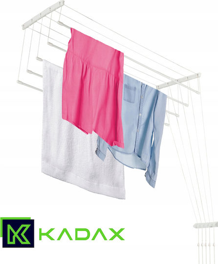 Kadax Uscătoare Rufe Perete cu Lungimea Suportului de Uscare a Hainelor 3m