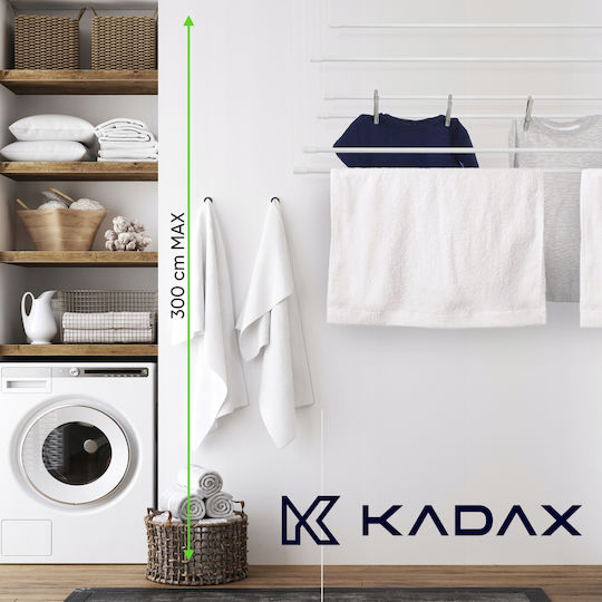 Kadax Сушилник Стенен с Дължина На Сушене 3m