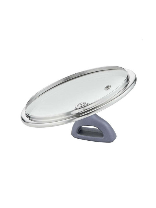 Tefal Daily Cook Τηγάνι από Ανοξείδωτο Ατσάλι με Καπάκι με Αντικολλητική Επίστρωση 28cm