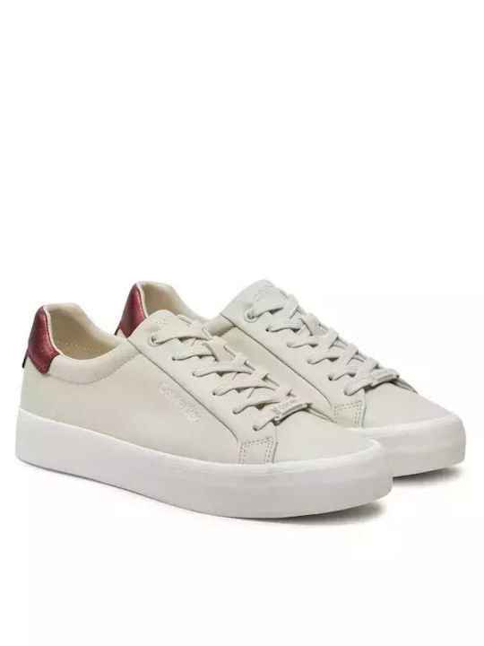 Calvin Klein Γυναικεία Sneakers Μπεζ