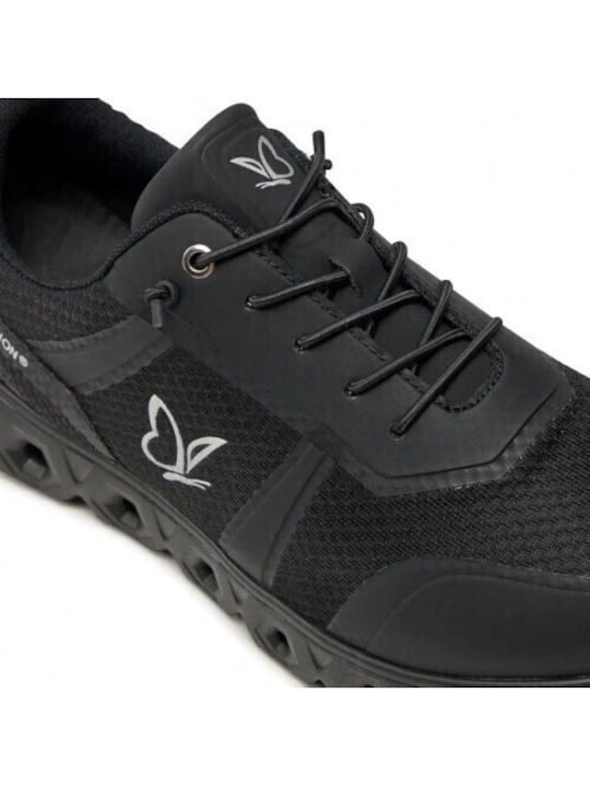 Damen Anatomisch Sneakers Schwarz