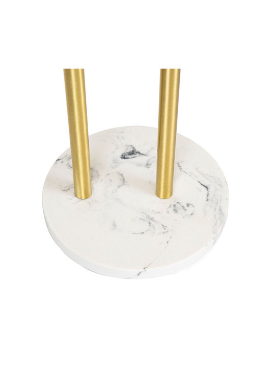 Homla Boden Papierhalter Keramik Gold