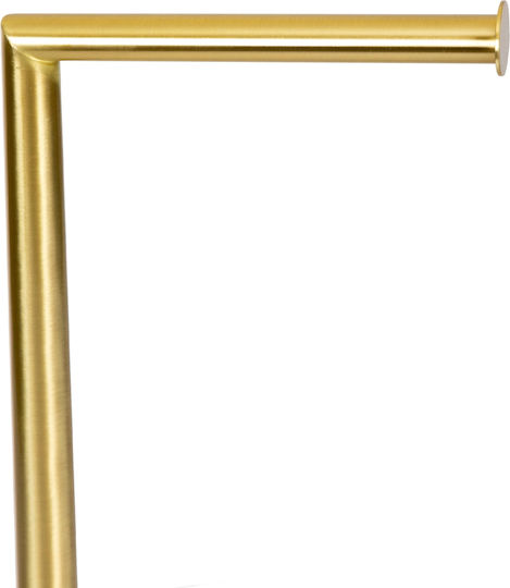 Homla Floor Paper Holder Ceramic Gold
