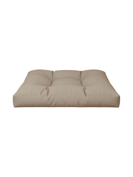 vidaXL Brown Pallet Bench Cushion 80x80cm
