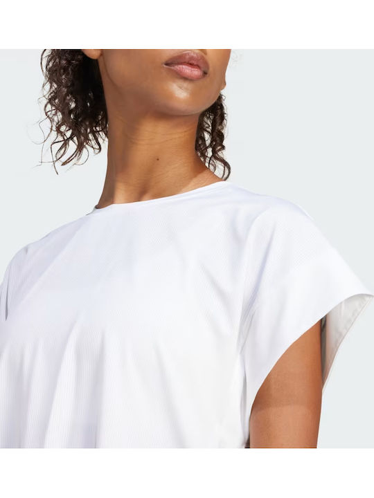 Performance Γυναικείο Αθλητικό T-shirt Λευκό