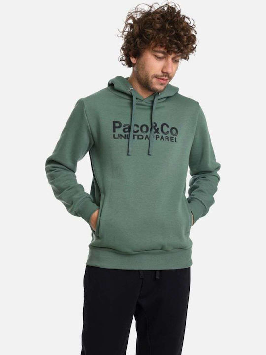 Sweatshirt with Hood Green