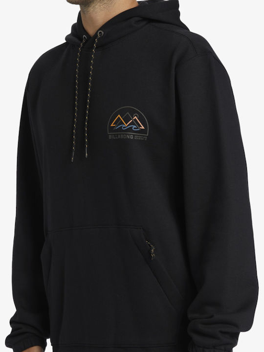 Billabong Men's Sweatshirt with Hood and Pockets Black