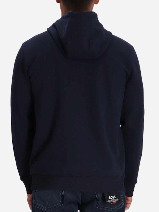 Hugo Boss Men's Sweatshirt Jacket Navy Blue