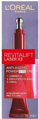 L'Oreal Paris Regenerating & Eye Cream against Dark Circles & with Hyaluronic Acid & For Mature Skin 15ml