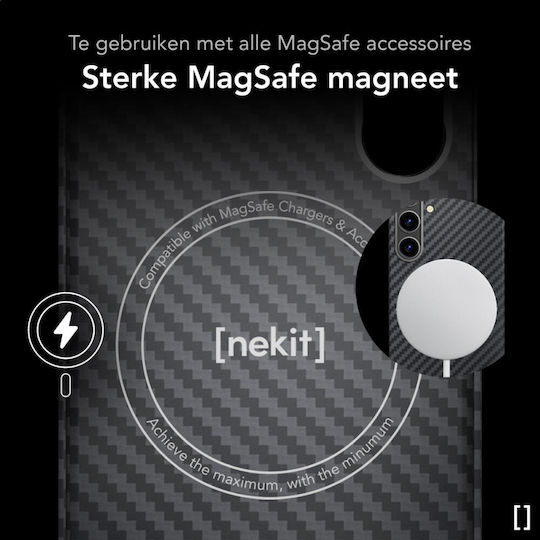 Nekit Задна корица Aramid Fiber 1мм Черен (Galaxy S24+)