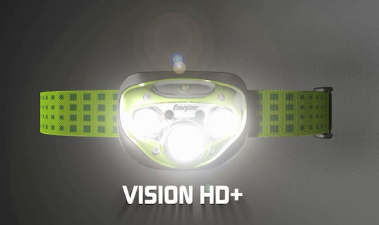 Energizer Челник LED IPX4 с Максимална Яркост 350лм Vision HD + Зелен