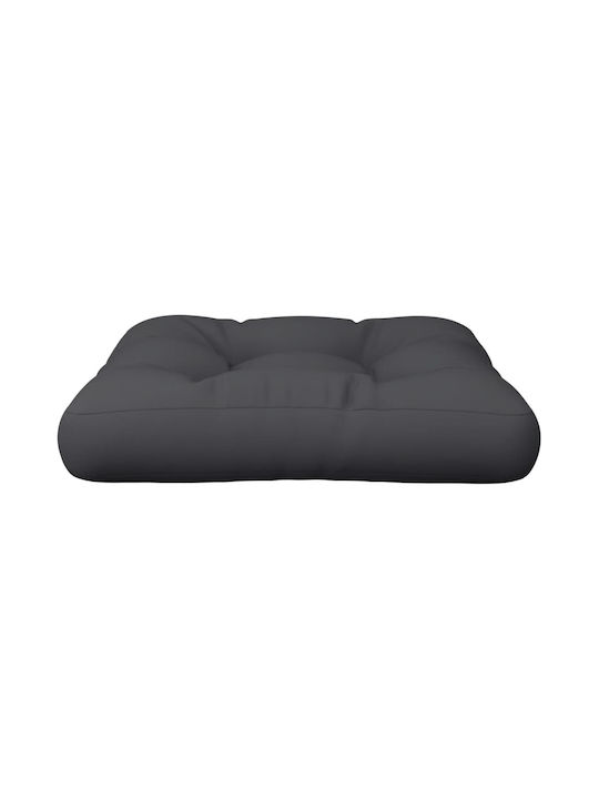 vidaXL Waterproof Bench Cushion for Palette 50x50cm Black