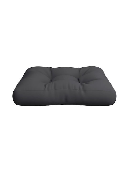 vidaXL Waterproof Bench Cushion for Palette 50x50cm Black