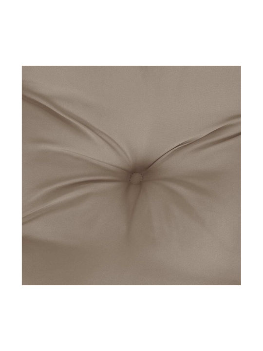vidaXL Pernă Waterproof Pentru Bancă Perne Pentru Scaune De Grădină Maro 50x50cm