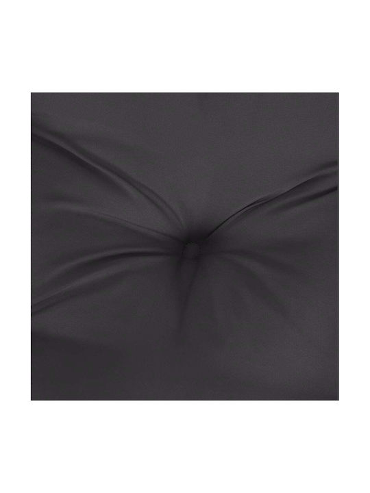 vidaXL Waterproof Bench Cushion for Palette 50x50cm Black