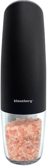 Klausberg Elektrischer Salz- und Pfeffermühle Keramik in Schwarz Farbe