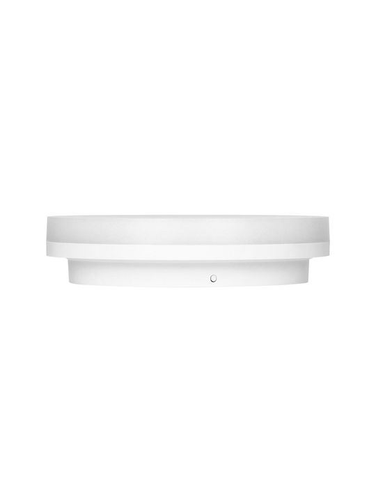 Adviti Deckenleuchte Badezimmer Weiß mit Integrierter LED