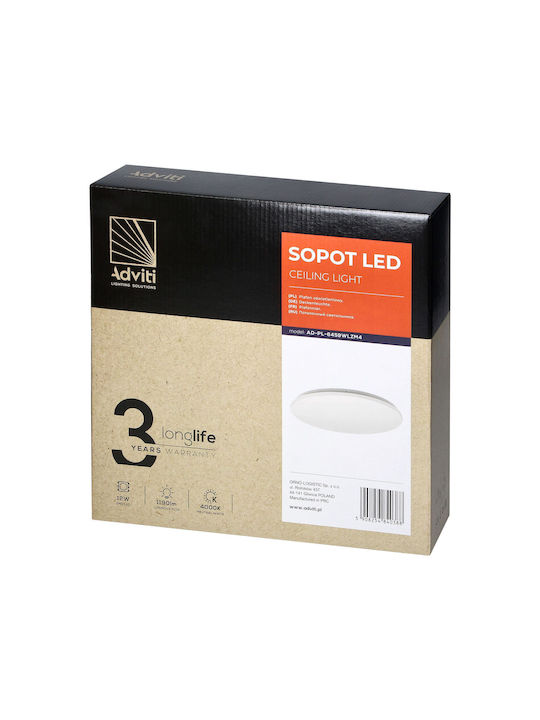 Adviti Deckenleuchte Weiß mit Integrierter LED