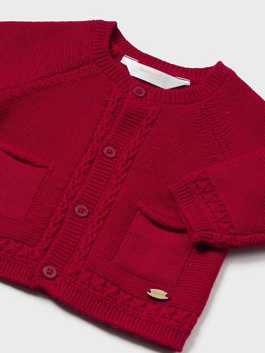 Mayoral Kids Cardigan Red