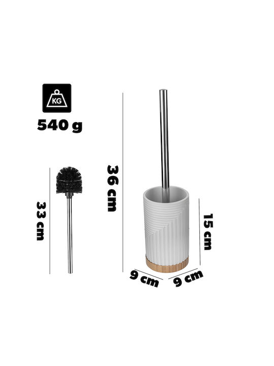 Kadax Ceramic Toilet Brush White