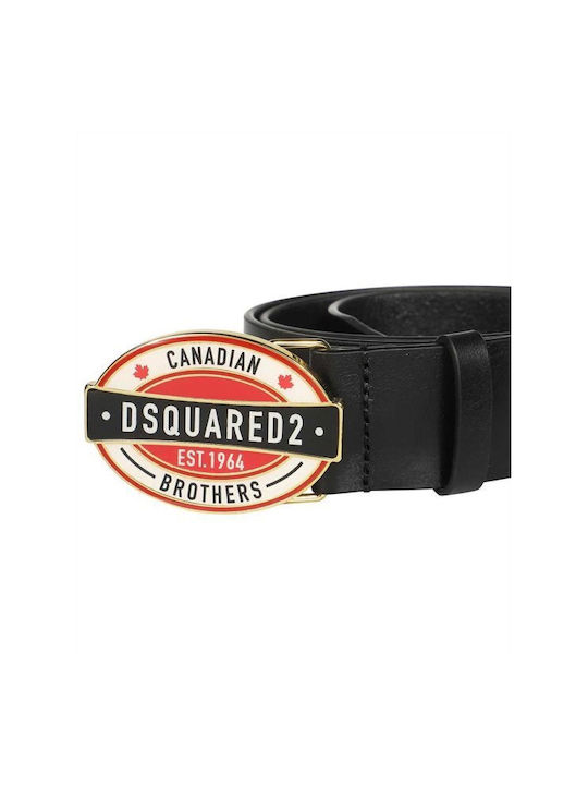 Dsquared2 Men's Leather Belt Black