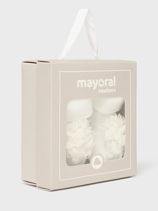 Mayoral Kids' Socks Ecru